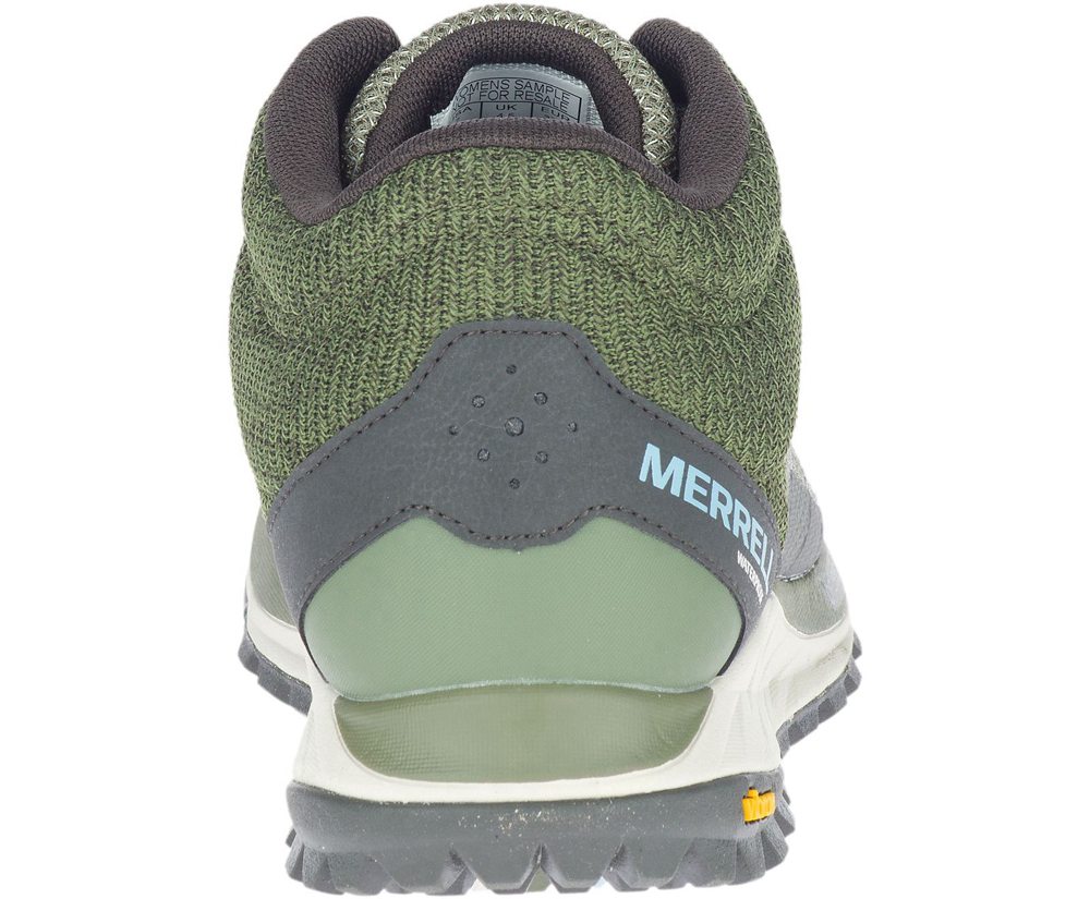 Merrell Sneakers Olive - Antora 2 Mid Waterproof Wide Width - Womens 31RKBJWEC